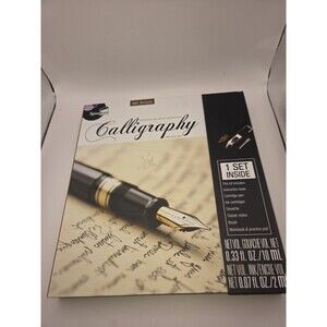 SpiceBox Masterclass Calligraphy Writing Set Instruction Guide Pens and Ink New